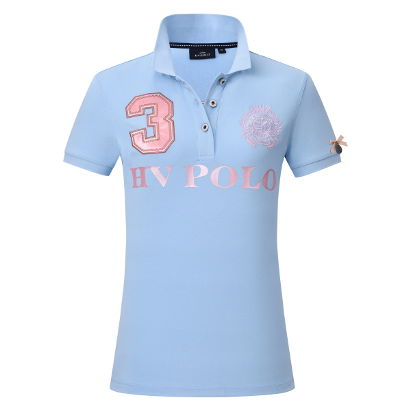 Polo shirt Favouritas EQ, Gr. M Powder Blue